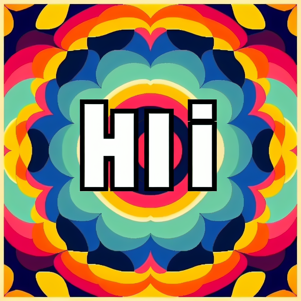 Vibrant Greetings: A Colorful Way to Say Hi